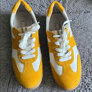 Naturalizer Yellow and White Women's Sneakers